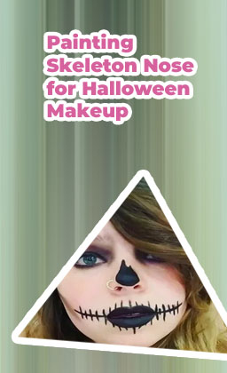 Easy skeleton makeup for beginners