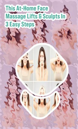 Face lifting self massage