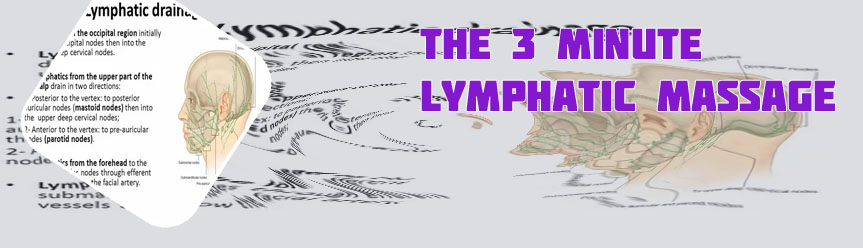 Facial lymph drainage techniques