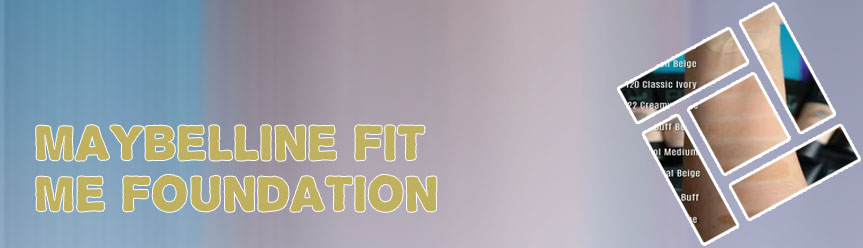 Fit me foundation size