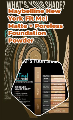 Fit me matt and poreless foundation