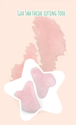 Gua sha stone rose quartz