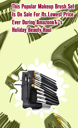 High end makeup brush set