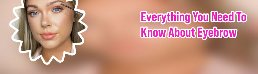 Light eyebrow makeup