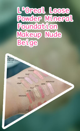 Nude mineral makeup