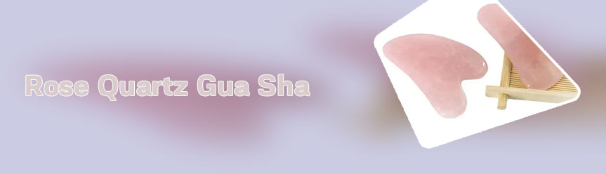 Pink quartz gua sha