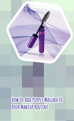 Purple volume mascara