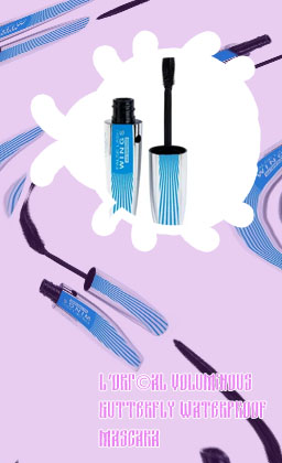 Waterproof butterfly mascara