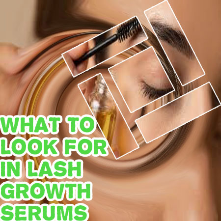 Eyelash serum at home